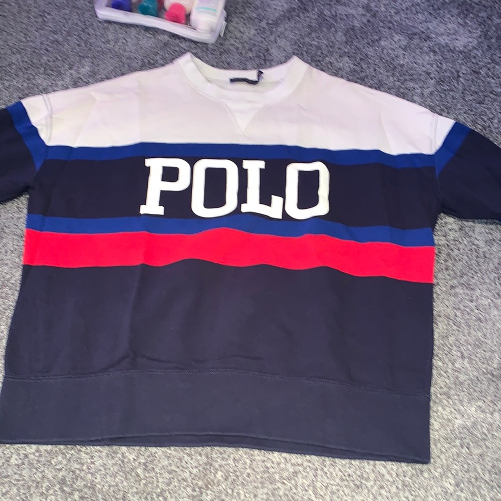 Polo crew neck slightly worm